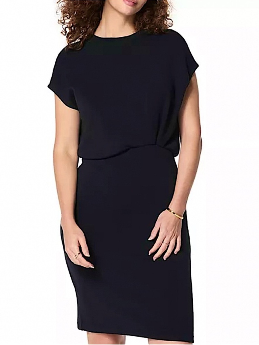 SPANX AirEssentials Gathered Waist Dress! Size L Black